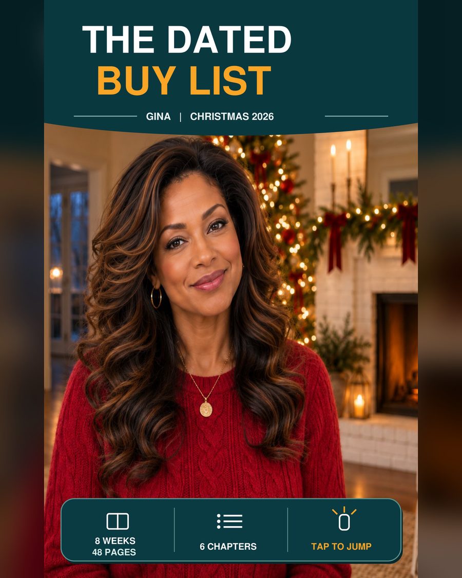 Cover of the e-book The Dated Buy List: 8-Week Christmas Planner by Gina